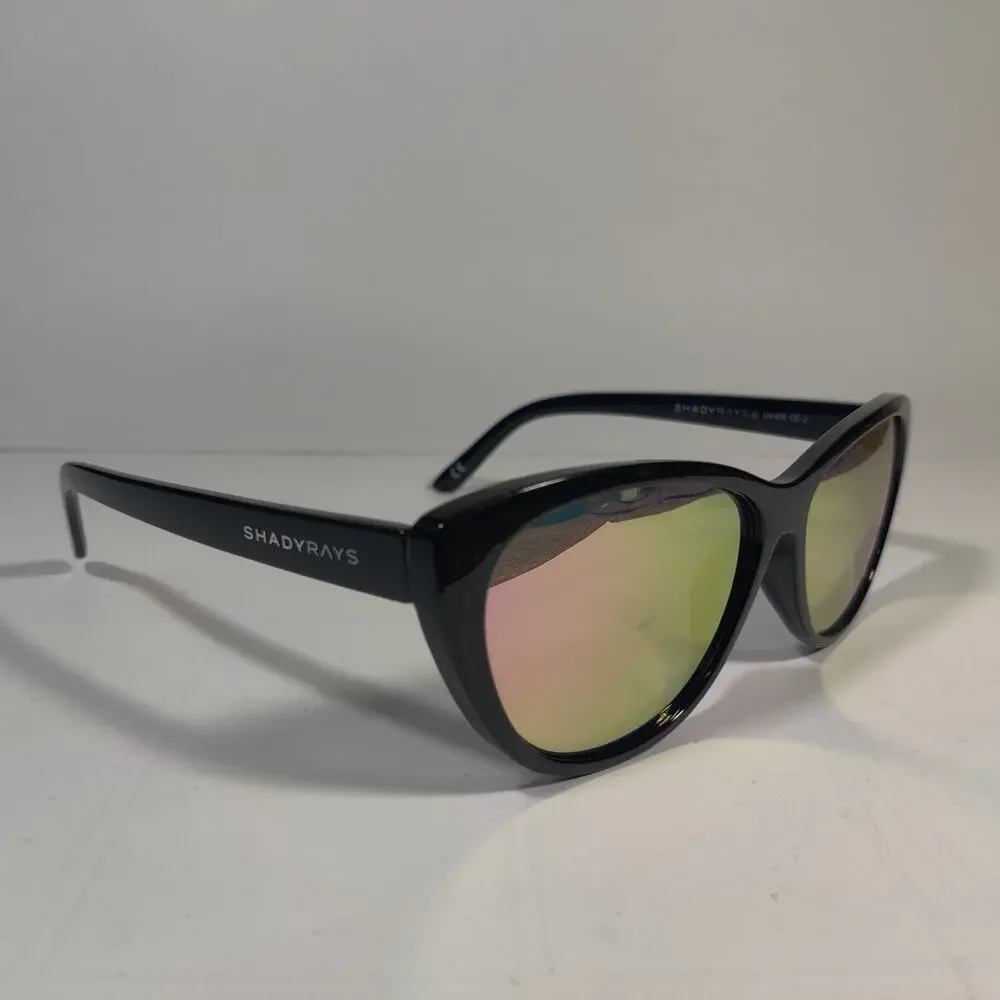 Shady‎ Rays Polarized Sunglasses UV400 CE-2 Black *Read Description.